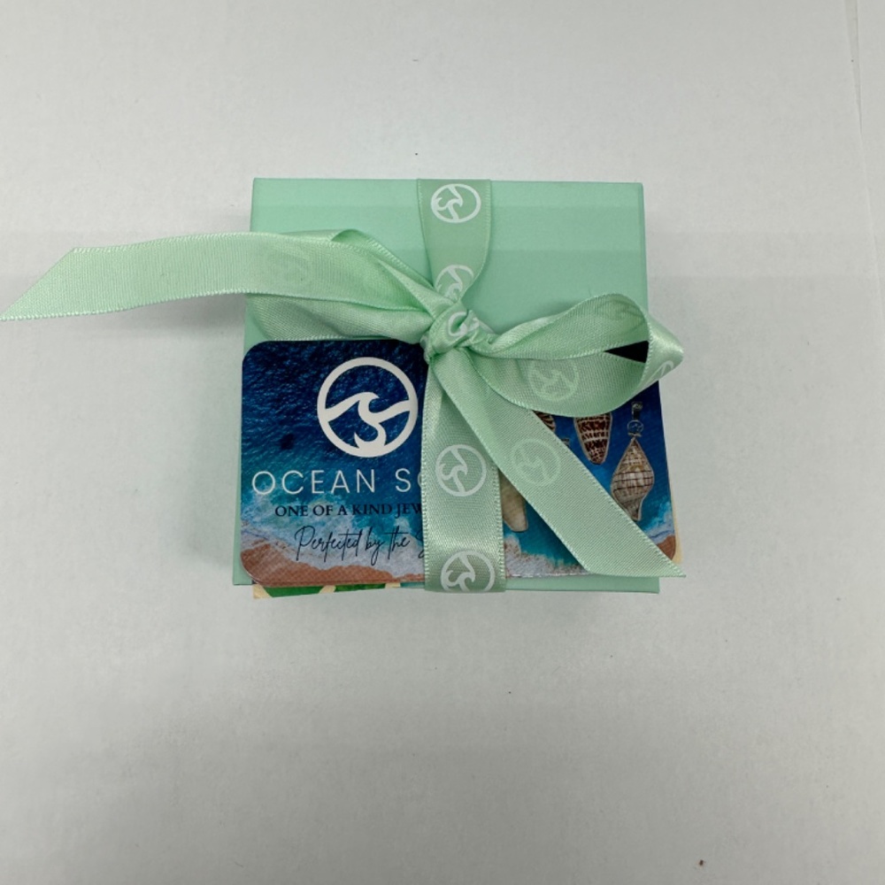 *NEW* Ocean Soul Super Romano Double Logo Sea Glass Bracelet - Picture 7 of 10